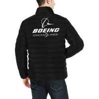 Thumbnail for BOEING- DREAM LINER Men's Stand Collar Padded Jacket e-joyer