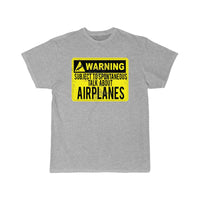 Thumbnail for WARNING AIRPLANES T SHIRT THE AV8R