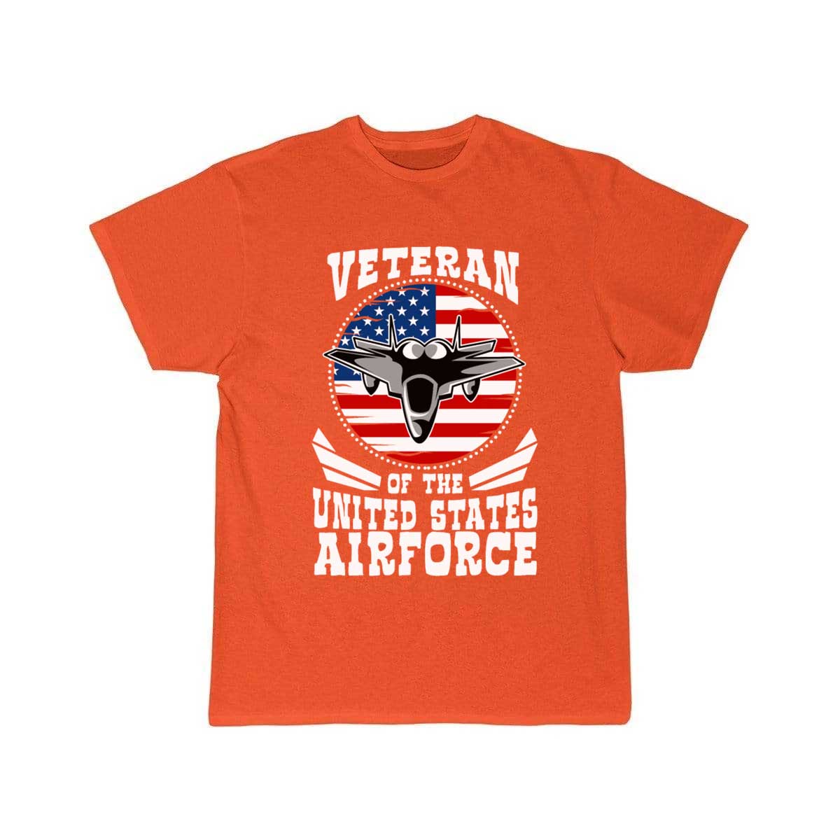 Airforce US Flag Fighter Jet Patriotic Veteran  T Shirt THE AV8R