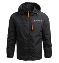 Thumbnail for Waterproof qantas Airline Casual Hooded