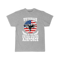 Thumbnail for Airforce US Flag Fighter Jet Patriotic Veteran  T Shirt THE AV8R