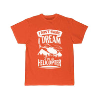 Thumbnail for I Don't Snore I Dream I'm A Helicopter  T-SHIRT THE AV8R