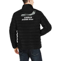 Thumbnail for AIRBUS A-400M ATLAS Men's Stand Collar Padded Jacket e-joyer