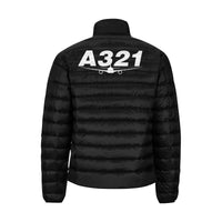 Thumbnail for Airbus A321 Men's Stand Collar Padded Jacket e-joyer