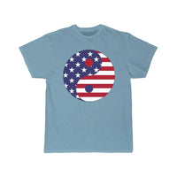 Thumbnail for American Flag Yin Yang With Stroke T Shirt THE AV8R