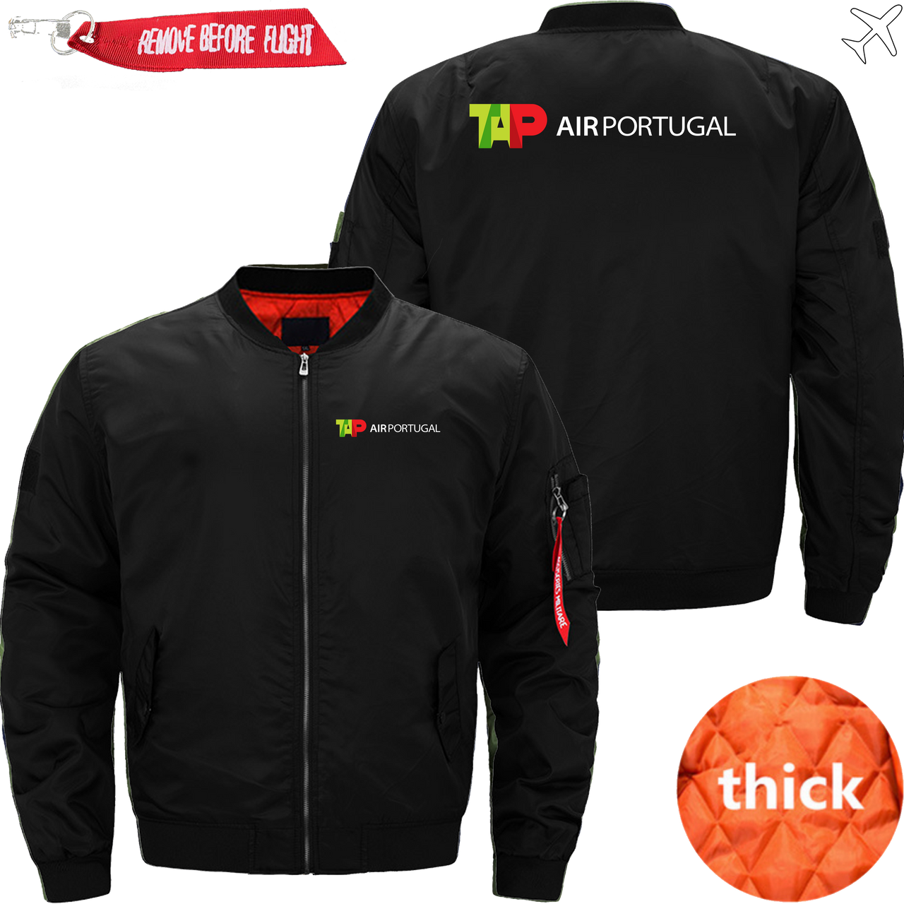 PORTUGAL AIRLINES MA1 JACKET THE AV8R