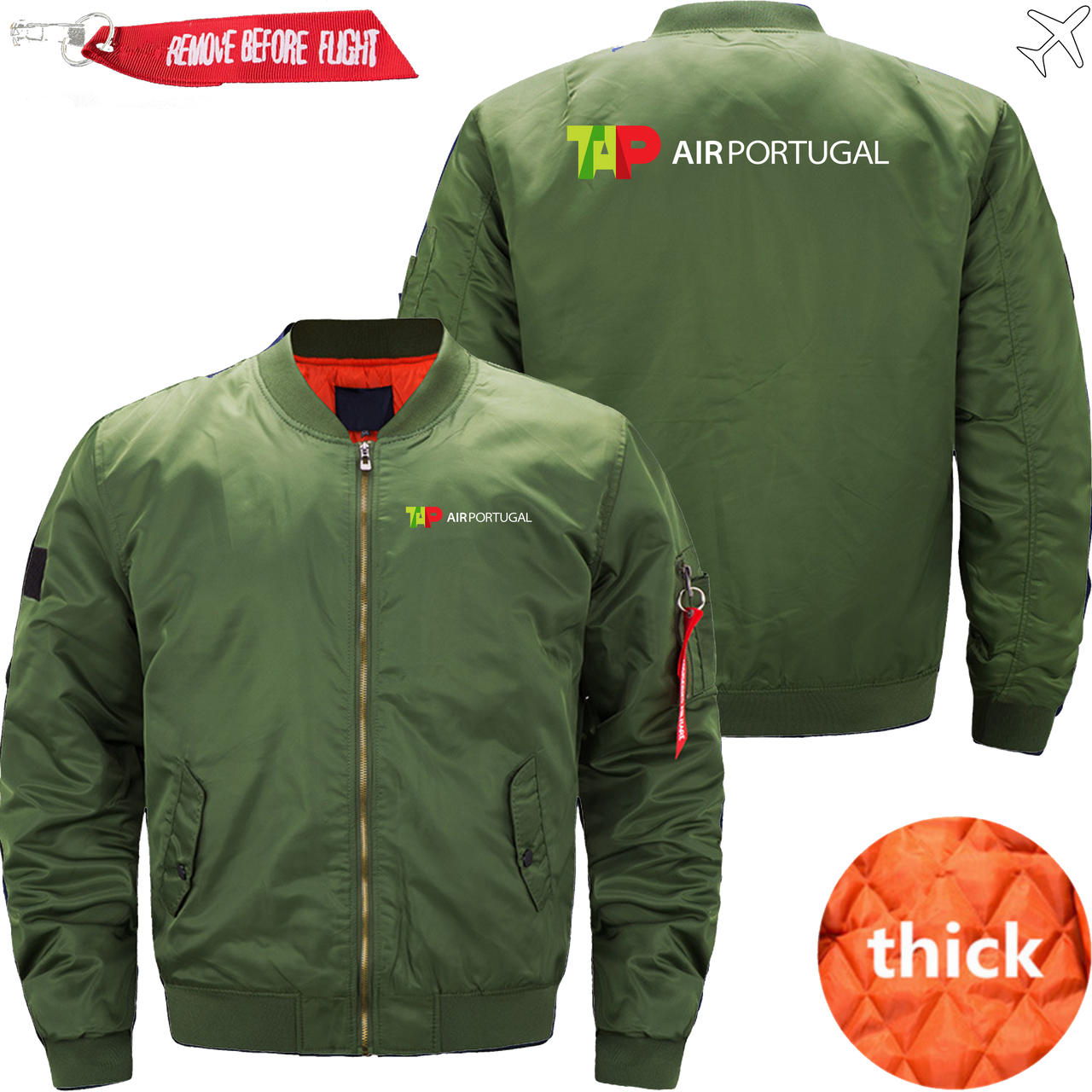 PORTUGAL AIRLINES MA1 JACKET THE AV8R