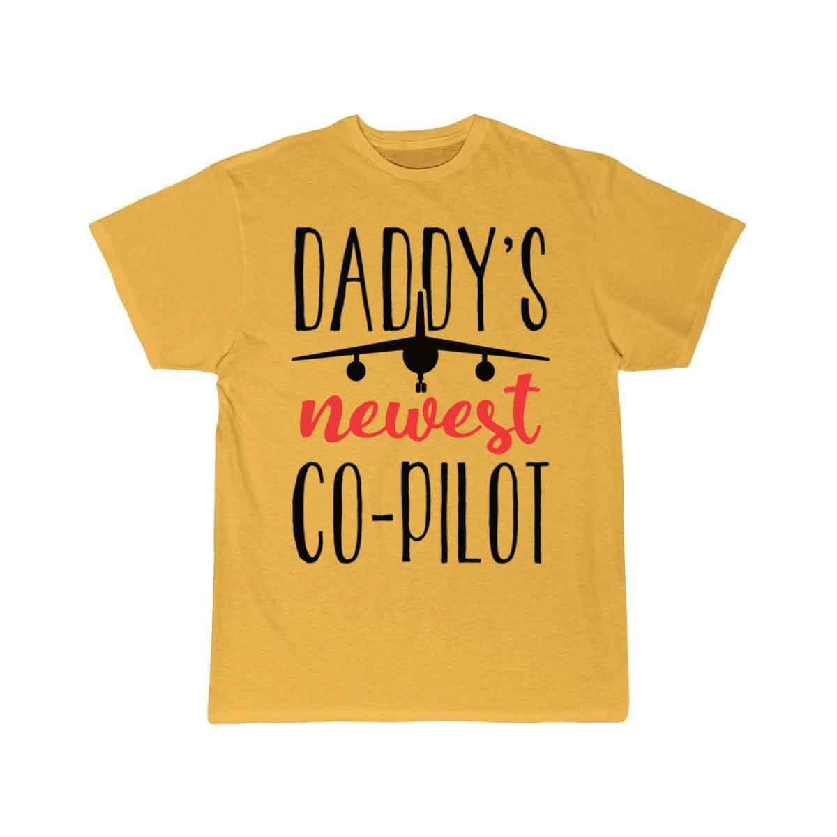 Daddy's Newest Co-Pilot Jet Aircraft Airplane T-SHIRT THE AV8R