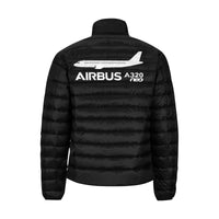 Thumbnail for AIRBUS 320 Men's Stand Collar Padded Jacket e-joyer