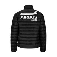 Thumbnail for AIRBUS 320 Men's Stand Collar Padded Jacket e-joyer