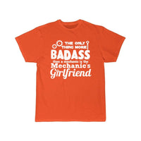 Thumbnail for Badass Mechanic s Girlfriend  T-Shirt THE AV8R