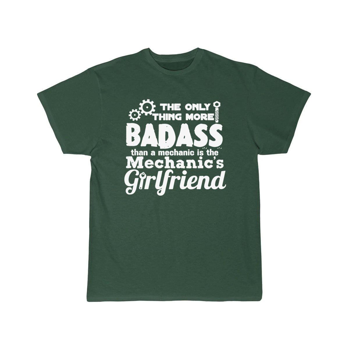 Badass Mechanic s Girlfriend  T-Shirt THE AV8R