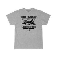 Thumbnail for Kick the Tires and Light the Fires Fighter Jet T Shirt THE AV8R