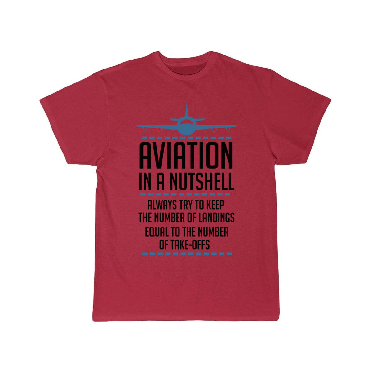 Aviation In A Nutshell Funny ATC Pilot Gift  T-SHIRT THE AV8R