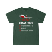 Thumbnail for Aviation Cheat Codes 7500 7600 7700 T-SHIRT THE AV8R