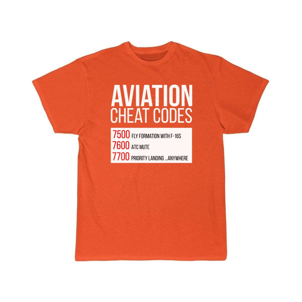 Aviation Cheat Codes - Funny For Pilots And Atc T-SHIRT THE AV8R