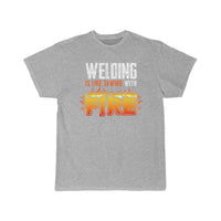 Thumbnail for Welding Is Like Sewing With Fire Welder Mechanic  T-Shirt THE AV8R