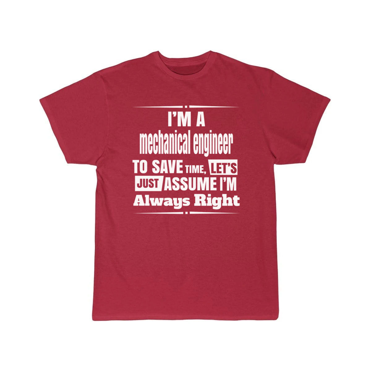 I AM Mechanical Engineer T-Shirt THE AV8R