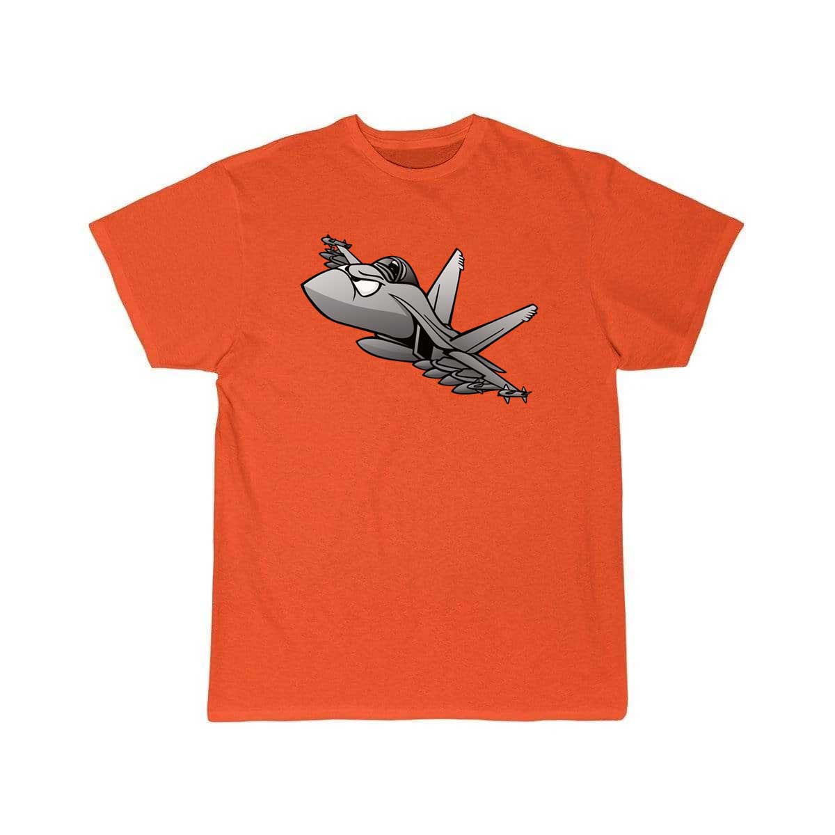 Military Fighter Attack Jet Airplane Cartoon T Shirt THE AV8R