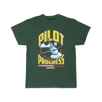 Thumbnail for Funny Pilot In Progress Please Wait Airplane Pilot T-SHIRT THE AV8R