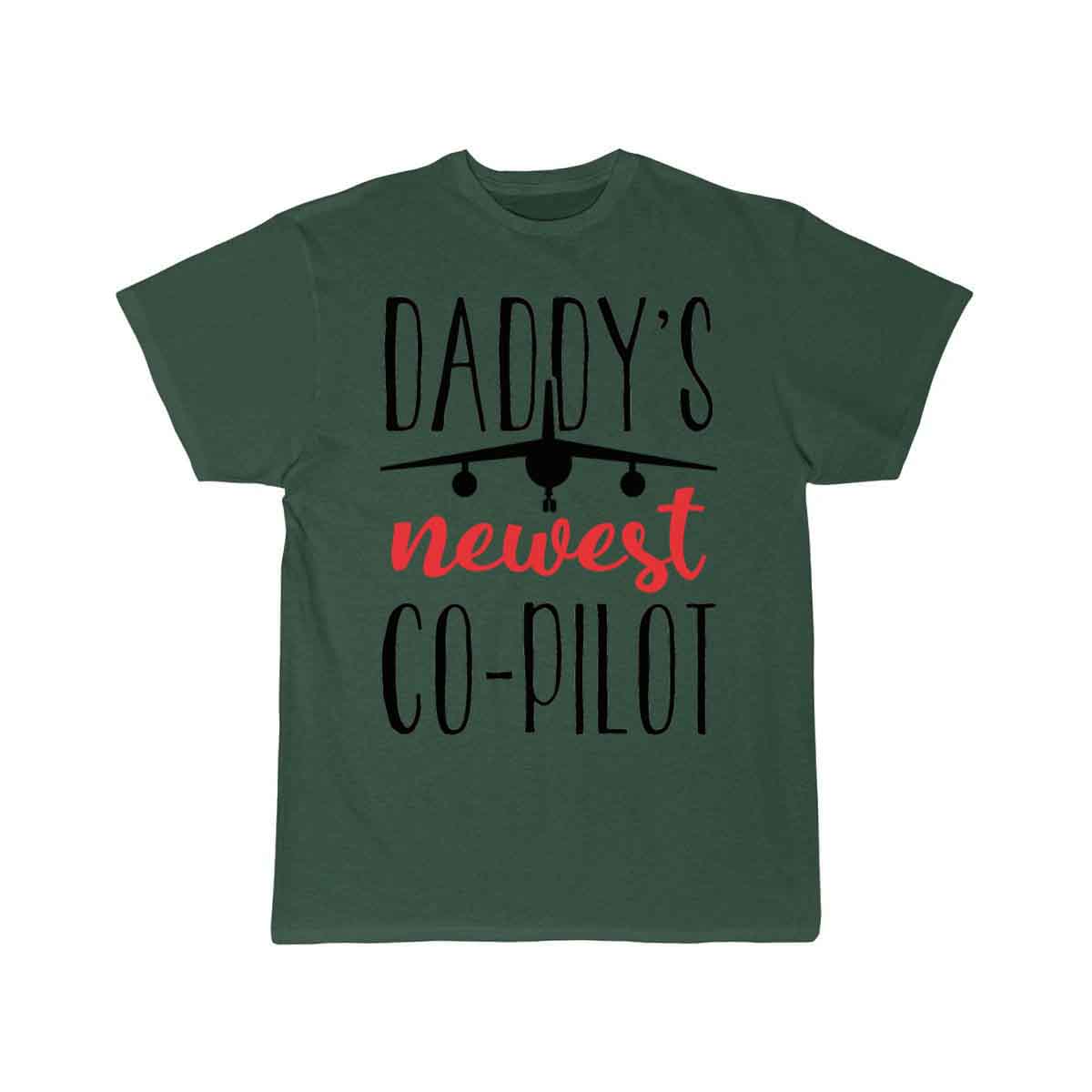 Daddy's Newest Co-Pilot Jet Aircraft Airplane T-SHIRT THE AV8R