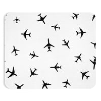 Thumbnail for AIRPLANES BLACK  -  MOUSE PAD Printify
