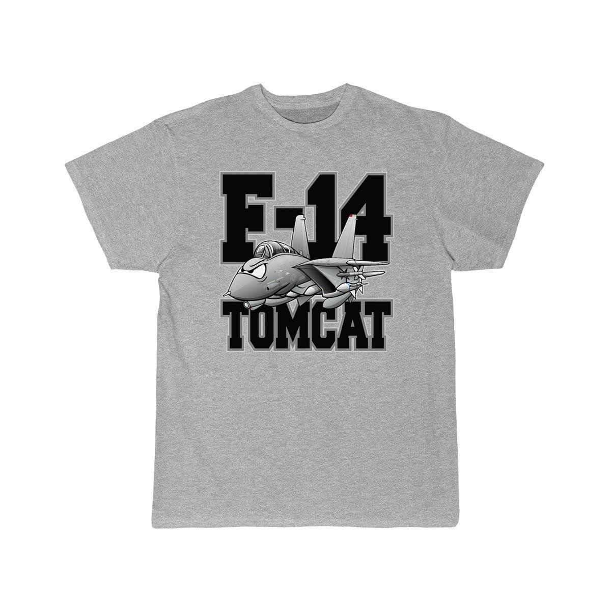 F-14 Tomcat Military Fighter Jet Aircraft Cartoon T Shirt THE AV8R
