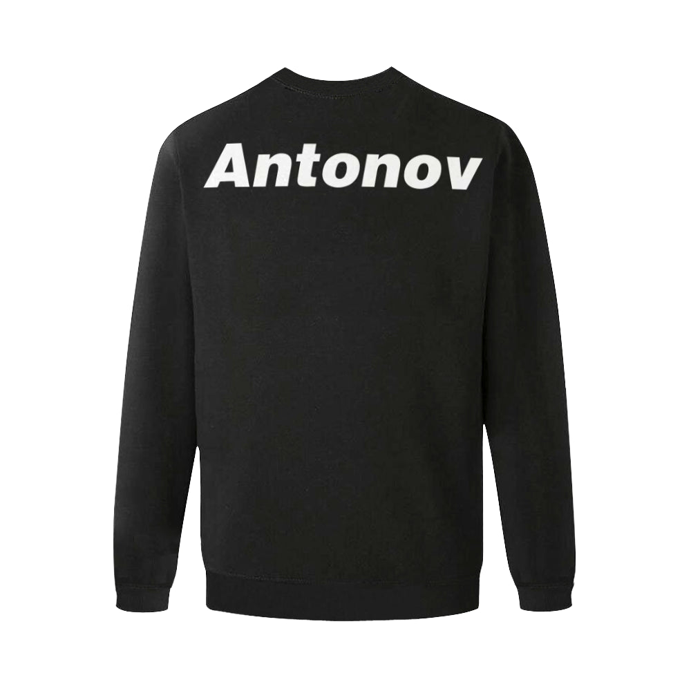 ANTONOV Men's Oversized Fleece Crew Sweatshirt e-joyer