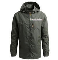 Thumbnail for Waterproof Republic Airline Casual Hooded