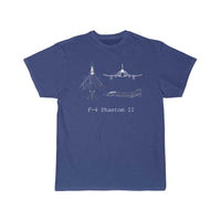 Thumbnail for F-4 Phantom Ii Fighter Jet Mechanical SketchF-4 Phantom Ii Fighter Jet Mechanical Sketch T Shirt THE AV8R