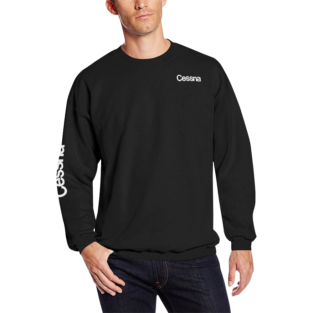 CESSNA - 206 Men's Oversized Fleece Crew Sweatshirt e-joyer