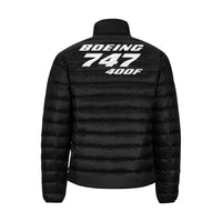 Thumbnail for BOEING 747 Men's Stand Collar Padded Jacket e-joyer