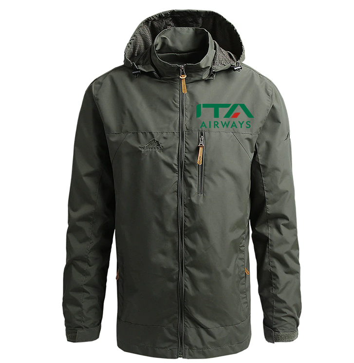 Waterproof Italy Airline Casual Hooded