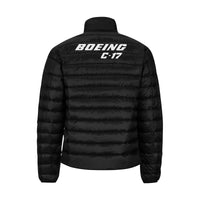 Thumbnail for BOEING C-17 Men's Stand Collar Padded Jacket e-joyer