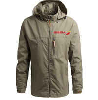 Thumbnail for Waterproof Iberia Airline Casual Hooded