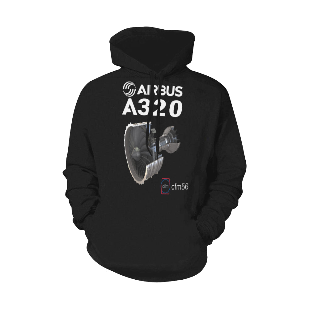 AIRBUS 320 All Over Print  Hoodie Jacket e-joyer