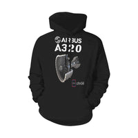 Thumbnail for AIRBUS 320 All Over Print  Hoodie Jacket e-joyer