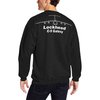 Thumbnail for LOCKHEED C-5 GALAXY Men's Oversized Fleece Crew Sweatshirt e-joyer