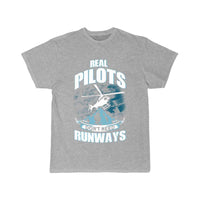Thumbnail for Real Pilots Don't Need Runways T-SHIRT THE AV8R