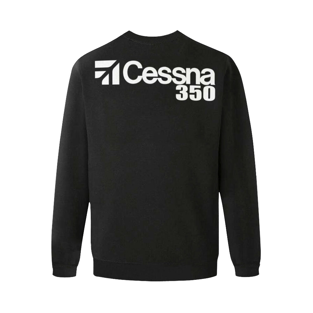 CESSNA - 350 Men's Oversized Fleece Crew Sweatshirt e-joyer