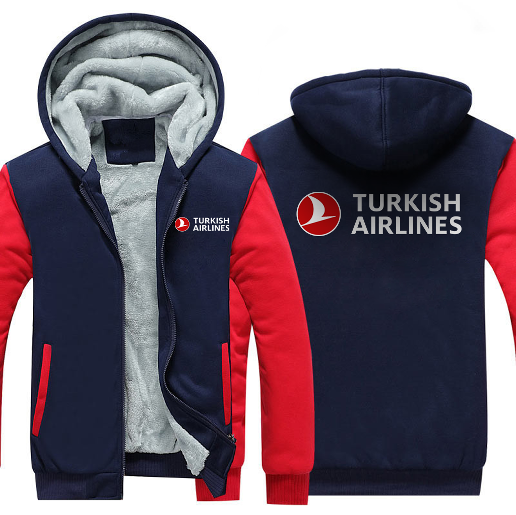 TURKISH AIRLINES  JACKETS FLEECE SWEATSHIRT