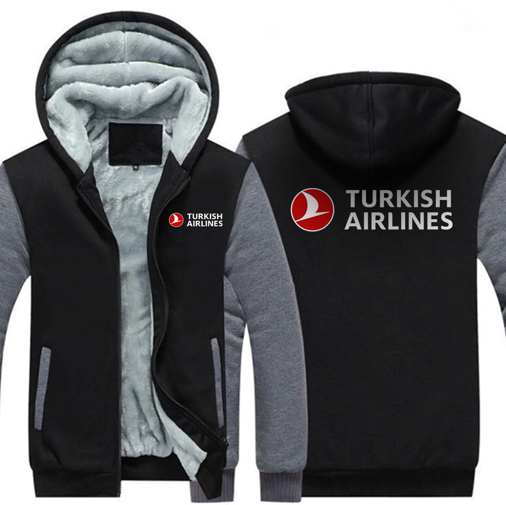 TURKISH AIRLINES  JACKETS FLEECE SWEATSHIRT