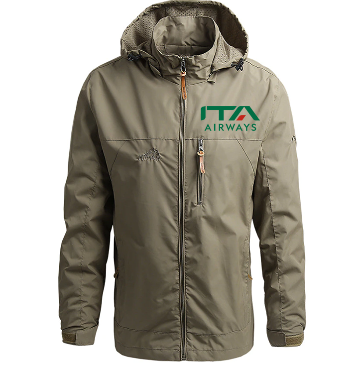 Waterproof Italy Airline Casual Hooded