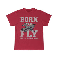 Thumbnail for Born To Fly Pilot Giftidea T-SHIRT THE AV8R