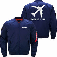 Thumbnail for Boeing 747 Ma-1 Bomber Jacket Flight Jacket Aviator Jacket THE AV8R
