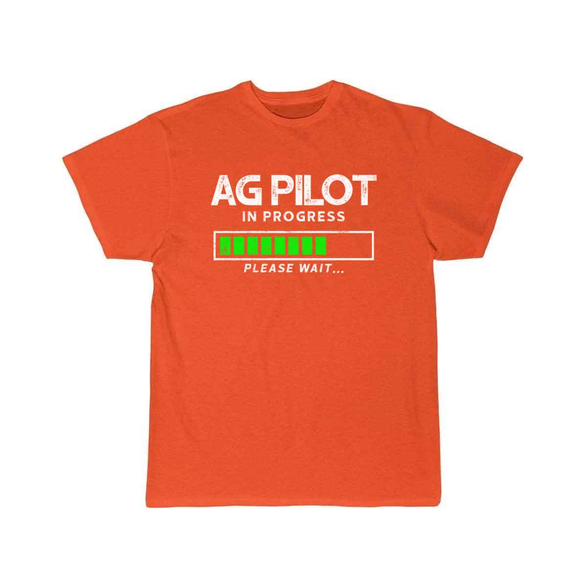 AG Pilot In Progress Please Wait… Crop Duster T-SHIRT THE AV8R