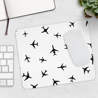 Thumbnail for AIRPLANES BLACK  -  MOUSE PAD Printify