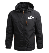 Thumbnail for Waterproof klm Airline Casual Hooded