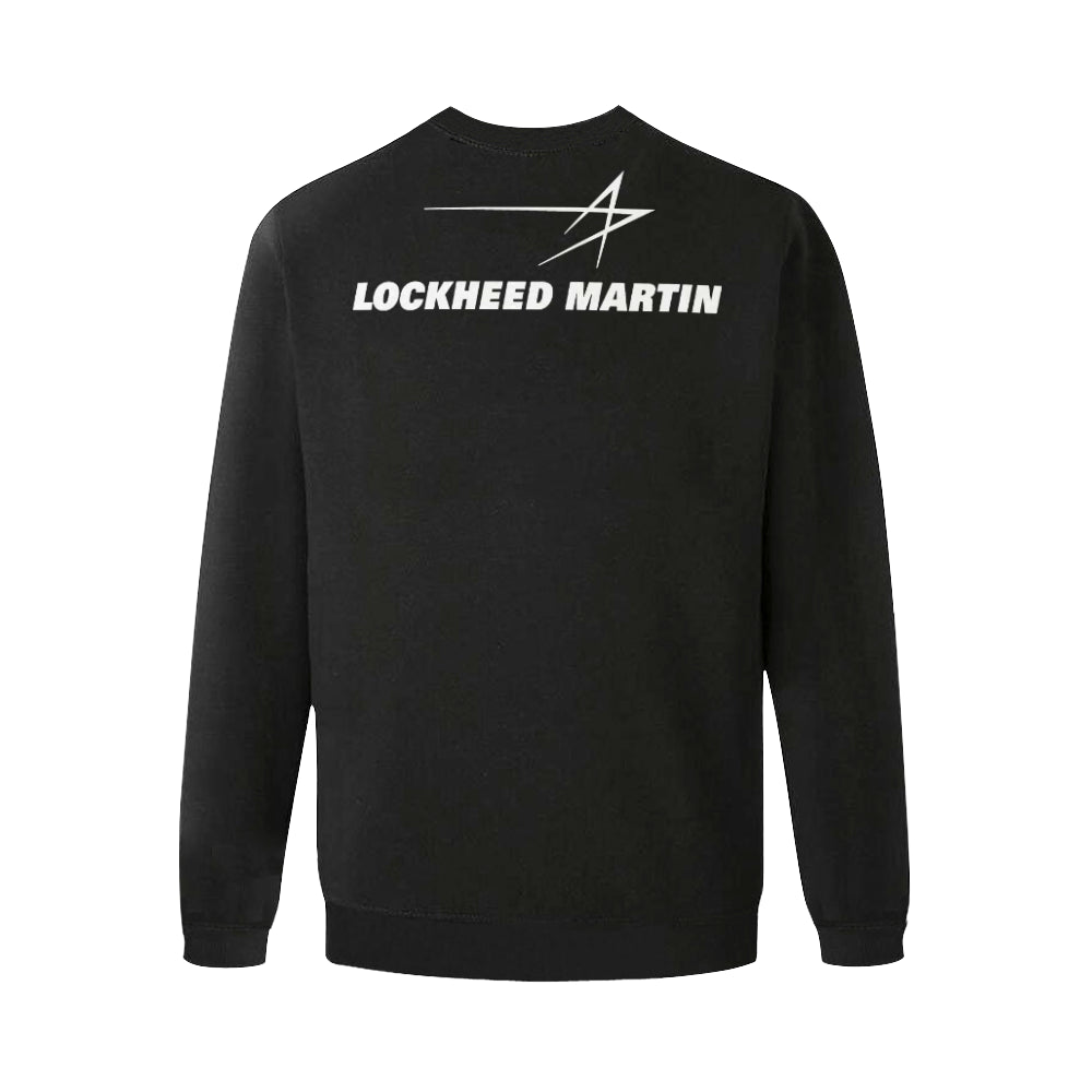 LOCKHEED MARTIN Men's Oversized Fleece Crew Sweatshirt e-joyer