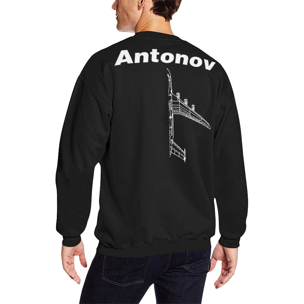 ANTONOV - 225 Men's Oversized Fleece Crew Sweatshirt e-joyer
